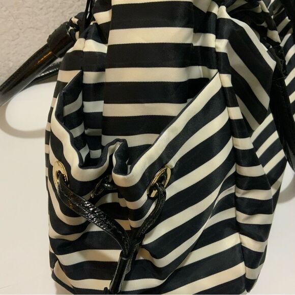 Kate Spade New York Women's Classic Nylon Stevie Striped Diaper Bag Size Large - Picture 16 of 16